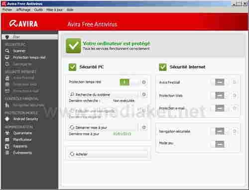 Avira Antivir Offline update screenshot