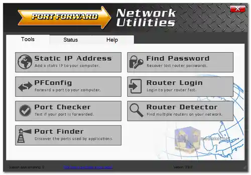 Port Forward Network Utilities screenshot