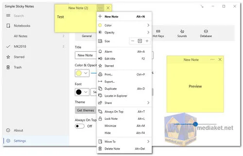 Simple Sticky Notes screenshot