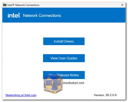 Intel Ethernet Adapter Complete Driver Pack screenshot