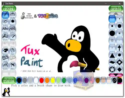 Tux Paint screenshot